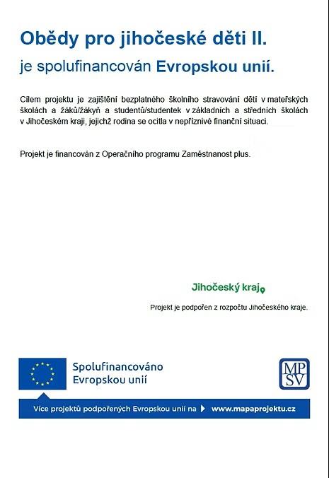 Obědy pro&nbsp;jihočeské děti II